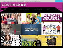 Tablet Screenshot of castingkaz.com